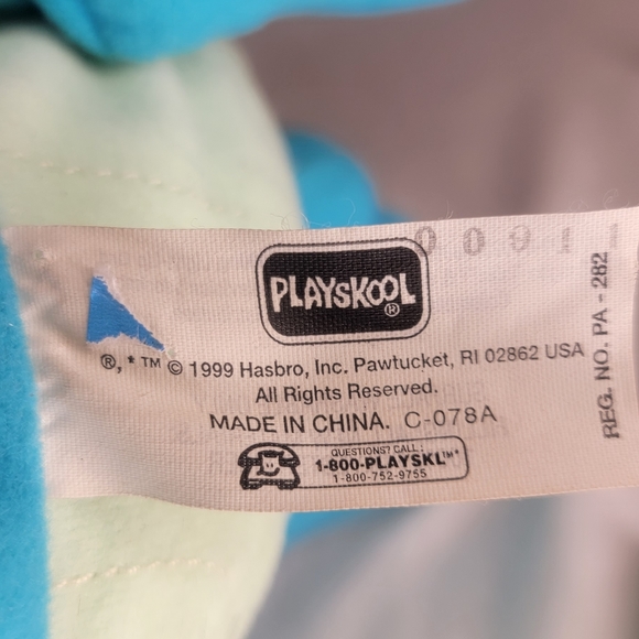 Vintage DRAGON TALES Plush 14" Talking By Playskool 1999 TESTED WORKS - Picture 8 of 9